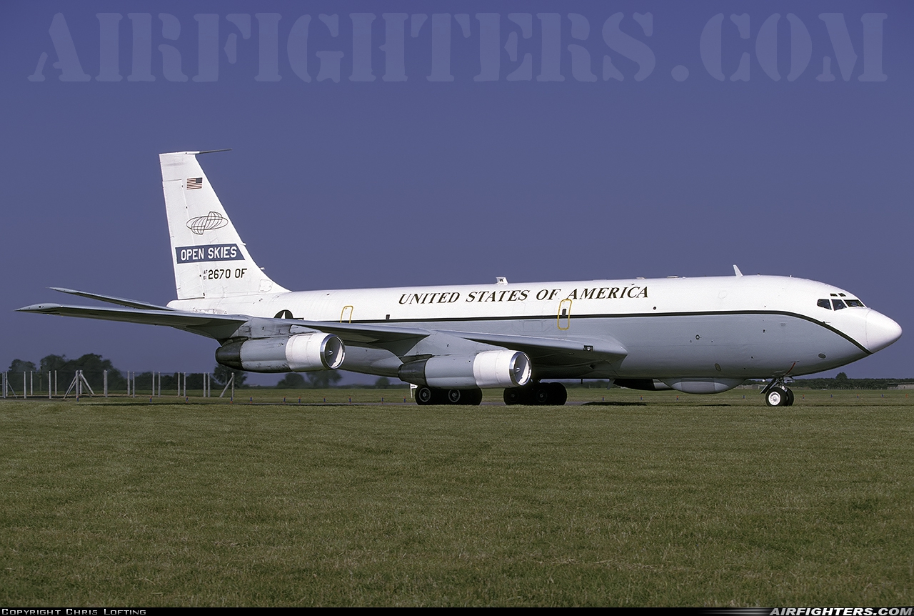 USA - Air Force Boeing OC-135B (717-158) 61-2670 at Cottesmore (Oakham) (OKH / EGXJ), UK