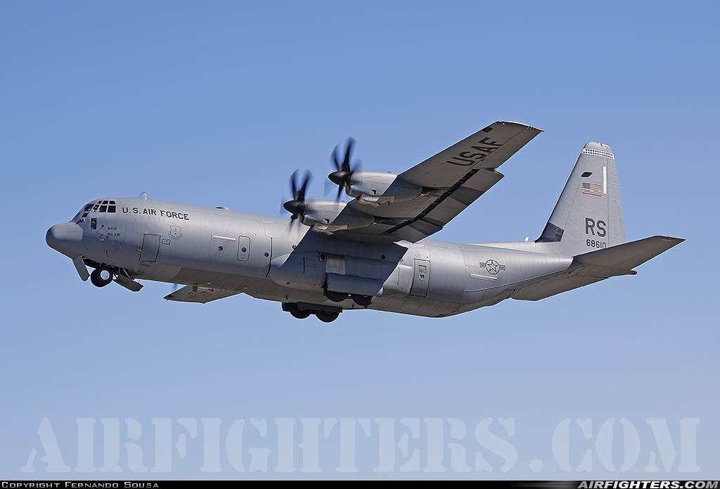 USA - Air Force Lockheed Martin C-130J-30 Hercules (L-382) 06-8610 at Beja (BA11) (LPBJ), Portugal