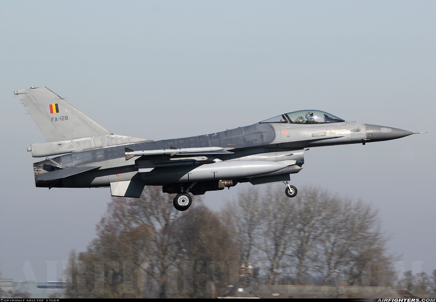Belgium - Air Force General Dynamics F-16AM Fighting Falcon FA-128 at Leeuwarden (LWR / EHLW), Netherlands
