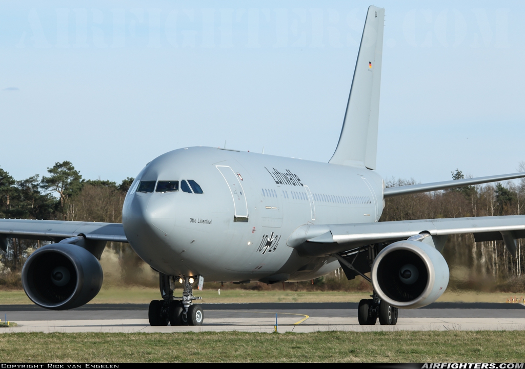 Germany - Air Force Airbus A310-304MRTT 10+24 at Eindhoven (- Welschap) (EIN / EHEH), Netherlands