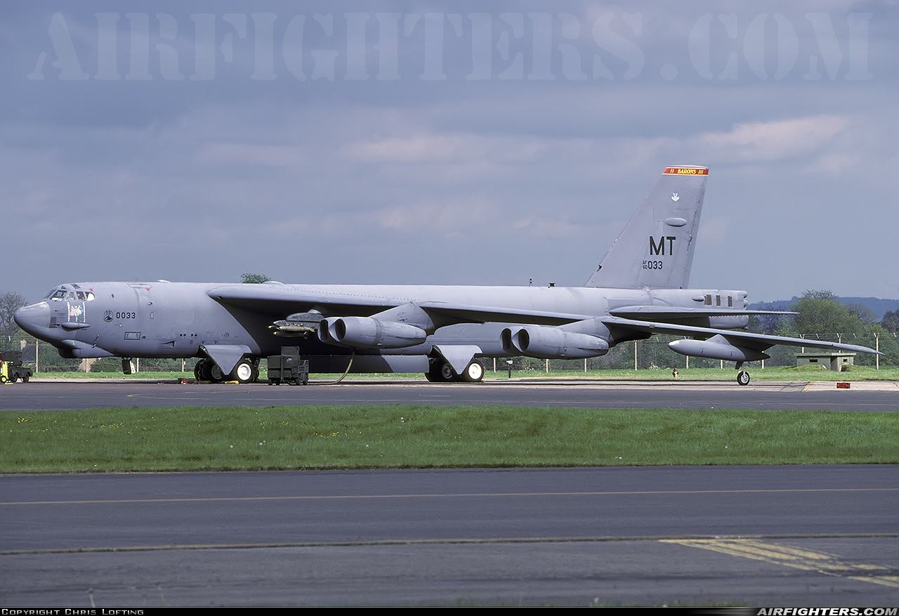 USA - Air Force Boeing B-52H Stratofortress 60-0033 at Fairford (FFD / EGVA), UK