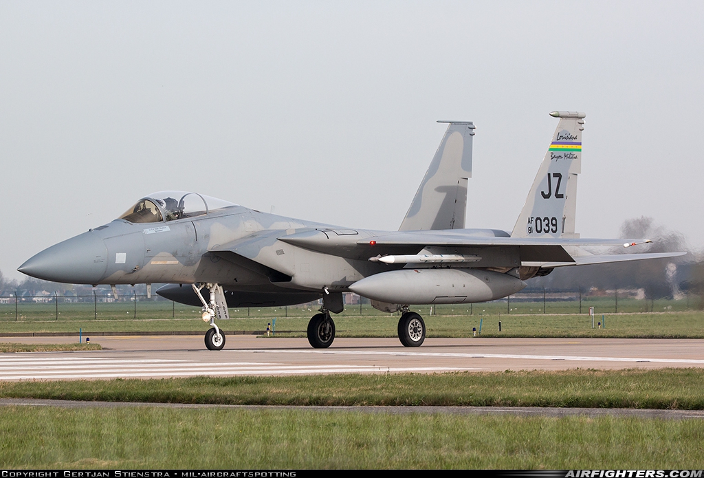 USA - Air Force McDonnell Douglas F-15C Eagle 81-0039 at Leeuwarden (LWR / EHLW), Netherlands