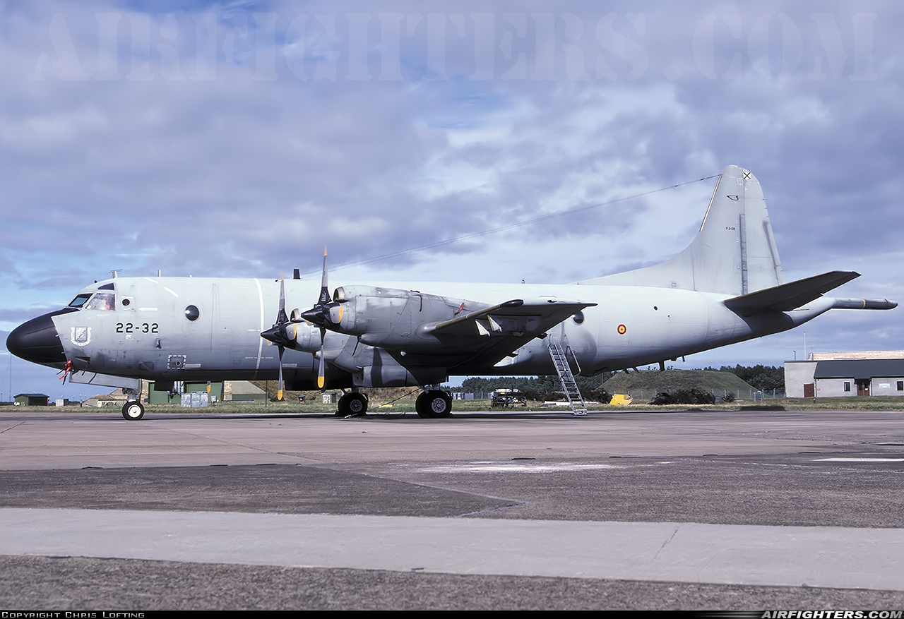 Spain - Air Force Lockheed P-3B Orion P.3-09 at Kinloss (FSS / EGQK), UK
