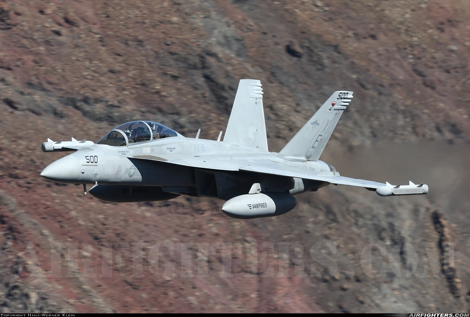 USA - Navy Boeing EA-18G Growler 166855 at Off-Airport - Rainbow Canyon area, USA