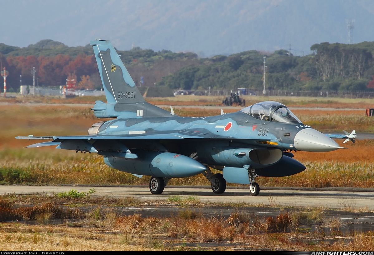Japan - Air Force Mitsubishi F-2A 53-8531 at Tsuiki (RJFZ), Japan