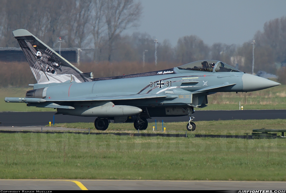 Germany - Air Force Eurofighter EF-2000 Typhoon S 31+31 at Leeuwarden (LWR / EHLW), Netherlands
