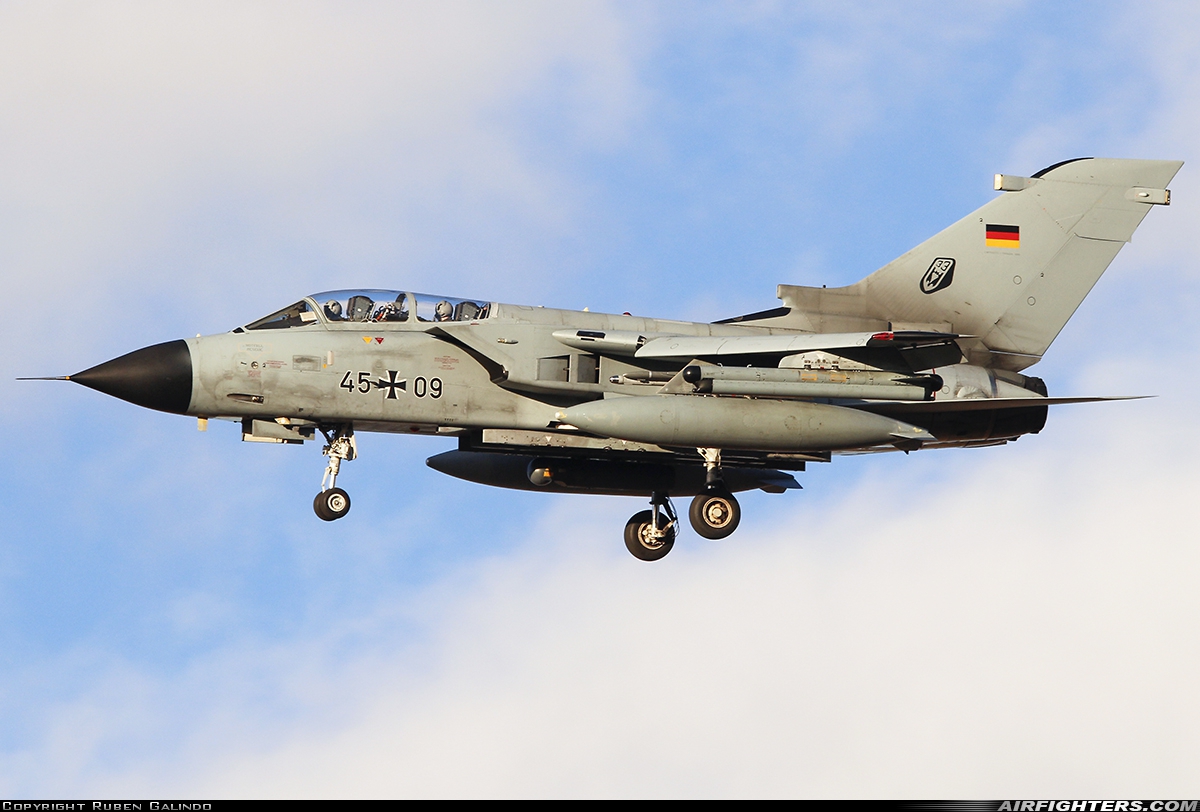 Germany - Air Force Panavia Tornado IDS 45+09 at Albacete (- Los Llanos) (LEAB), Spain