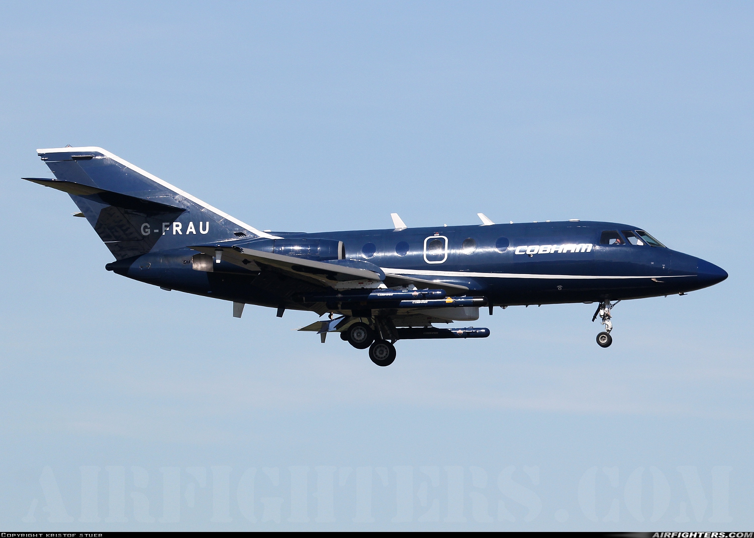 Company Owned - Cobham Aviation Dassault Falcon (Mystere) 20C G-FRAU at Leeuwarden (LWR / EHLW), Netherlands