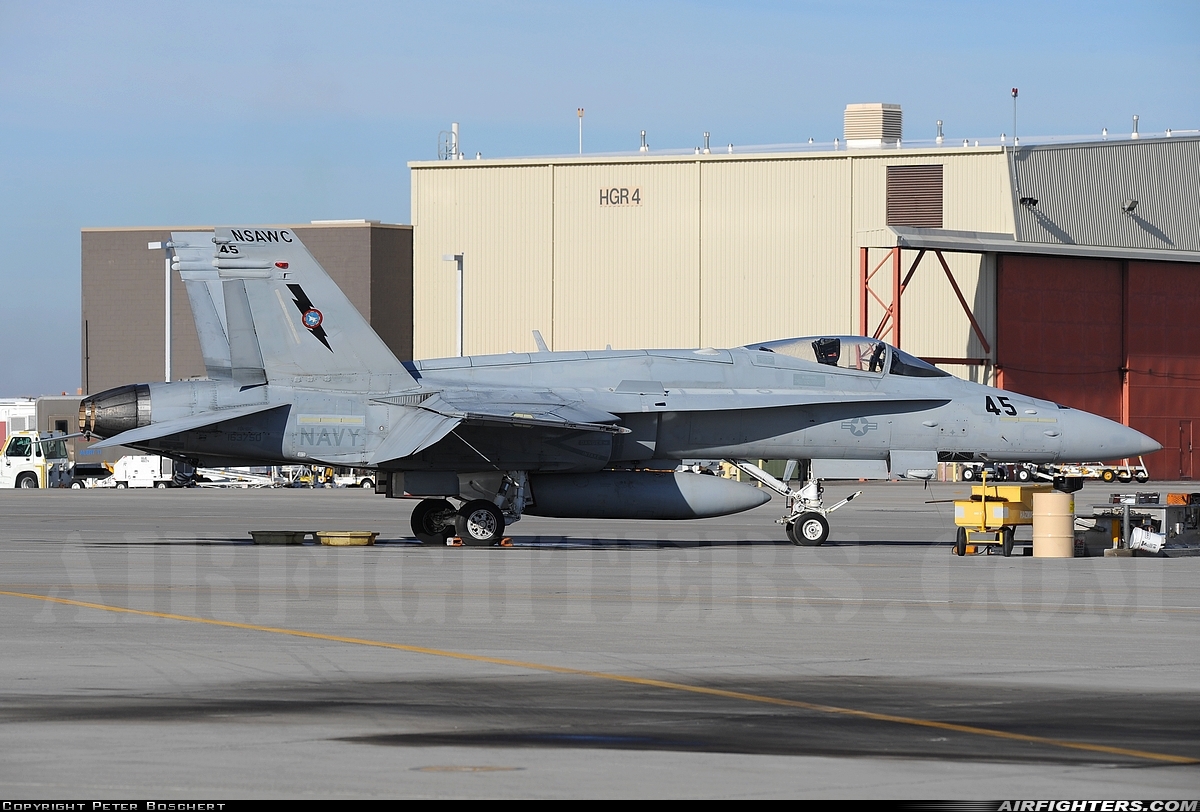 USA - Navy McDonnell Douglas F/A-18C Hornet 163750 at Fallon - Fallon NAS (NFL / KNFL), USA