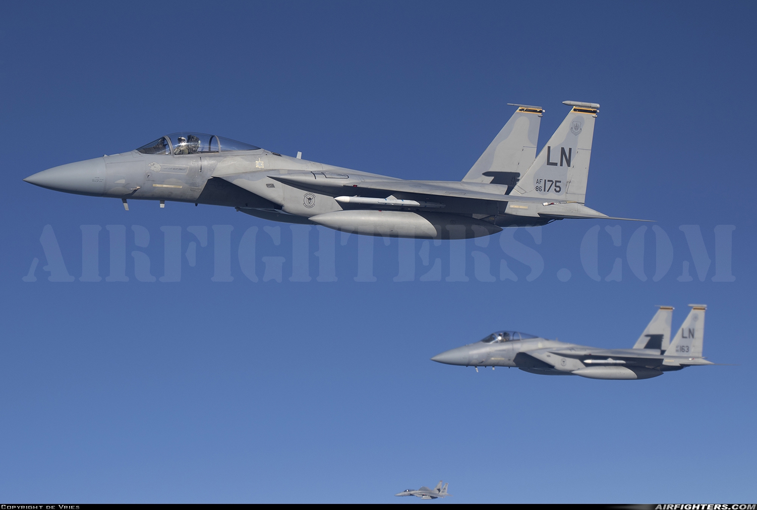 USA - Air Force McDonnell Douglas F-15C Eagle 86-0175 at In Flight, UK