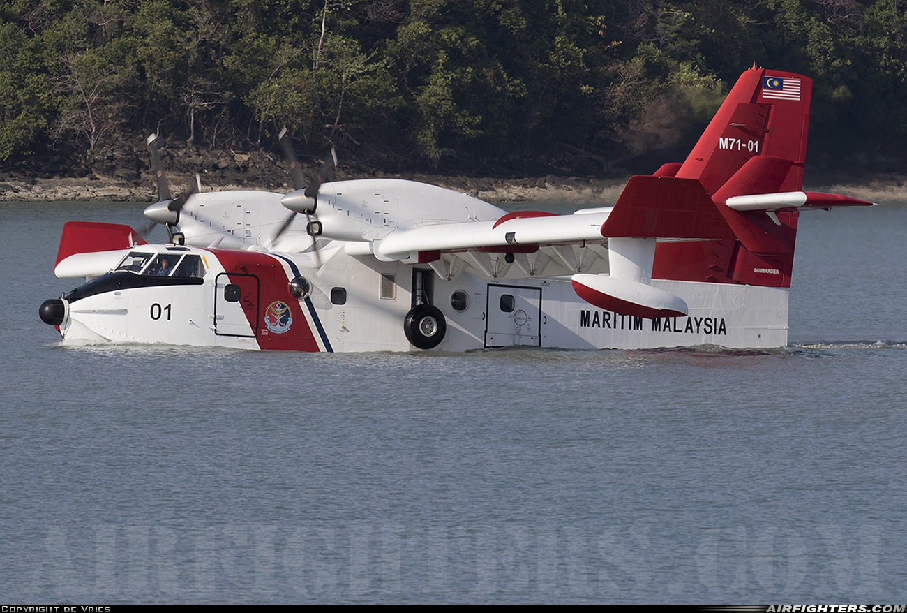 Malaysia - Maritime Enforcement Agency Canadair CL-415MP M71-01 at Off-Airport - Langkawi, Malaysia