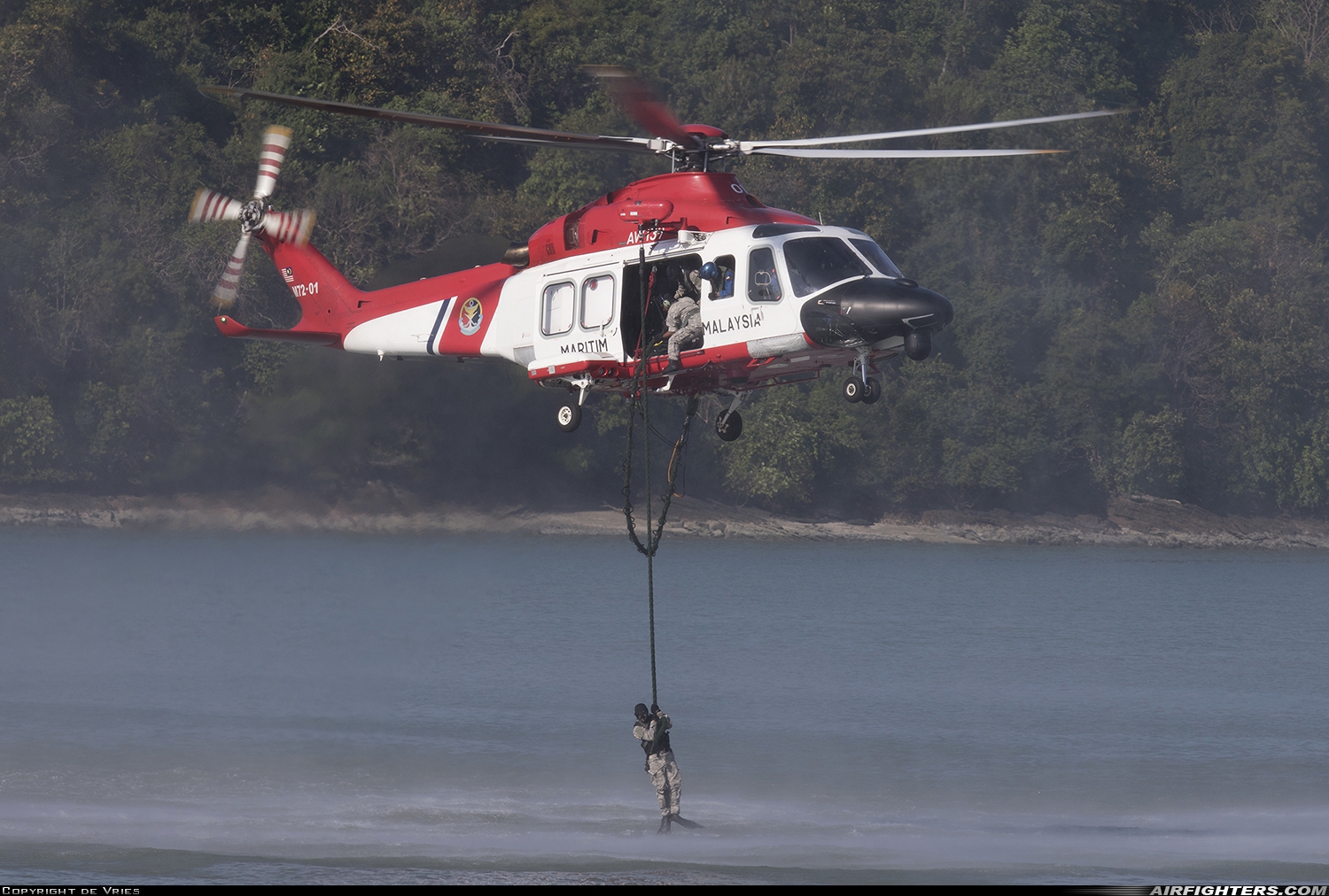 Malaysia - Maritime Enforcement Agency AgustaWestland AW139 M72-01 at Off-Airport - Langkawi, Malaysia