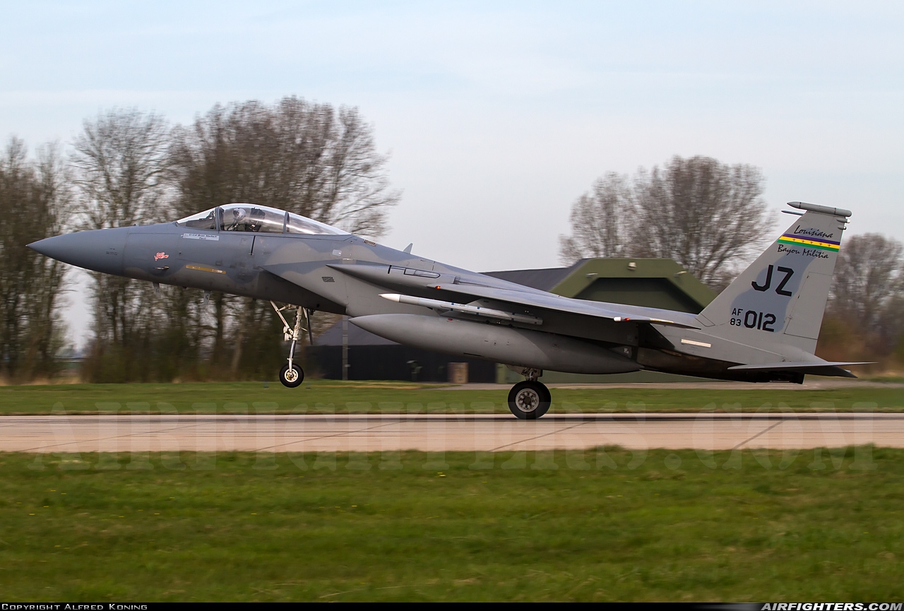 USA - Air Force McDonnell Douglas F-15C Eagle 83-0012 at Leeuwarden (LWR / EHLW), Netherlands