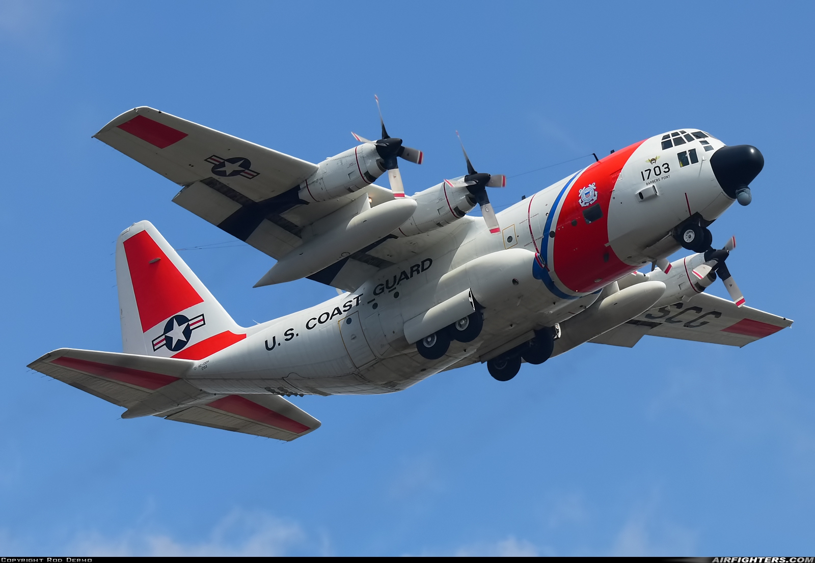 USA - Coast Guard Lockheed HC-130H Hercules (L-382) 1703 at Kona Int'l (KOA / PHKO), USA