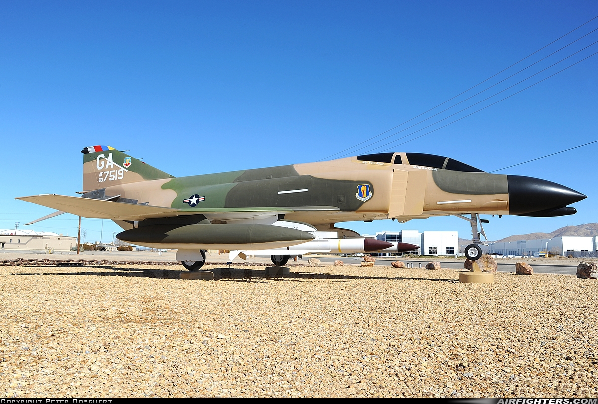 USA - Air Force McDonnell Douglas F-4C Phantom II 63-7519 at Victorville - Southern California Logistics (Int.) (George AFB) (VCV), USA