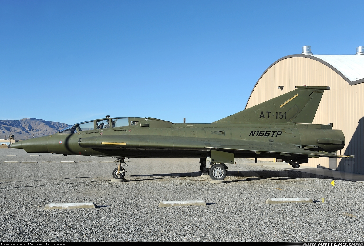 Company Owned - National Test Pilot School Saab TF35XD Draken N166TP at Edwards - AFB (EDW / KEDW), USA