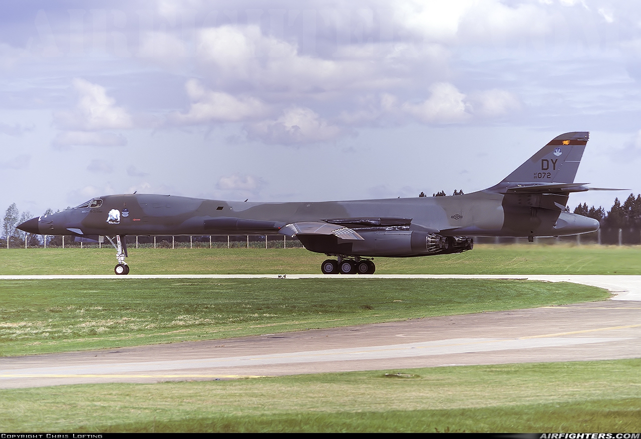 USA - Air Force Rockwell B-1B Lancer 85-0072 at Alconbury (AYH / EGWZ), UK