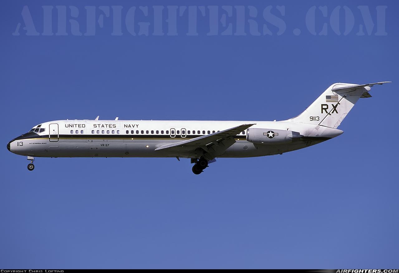 USA - Navy McDonnell Douglas C-9B Skytrain II (DC-9-32CF) 159113 at San Diego - North Island NAS / Halsey Field (NZY / KNZY), USA