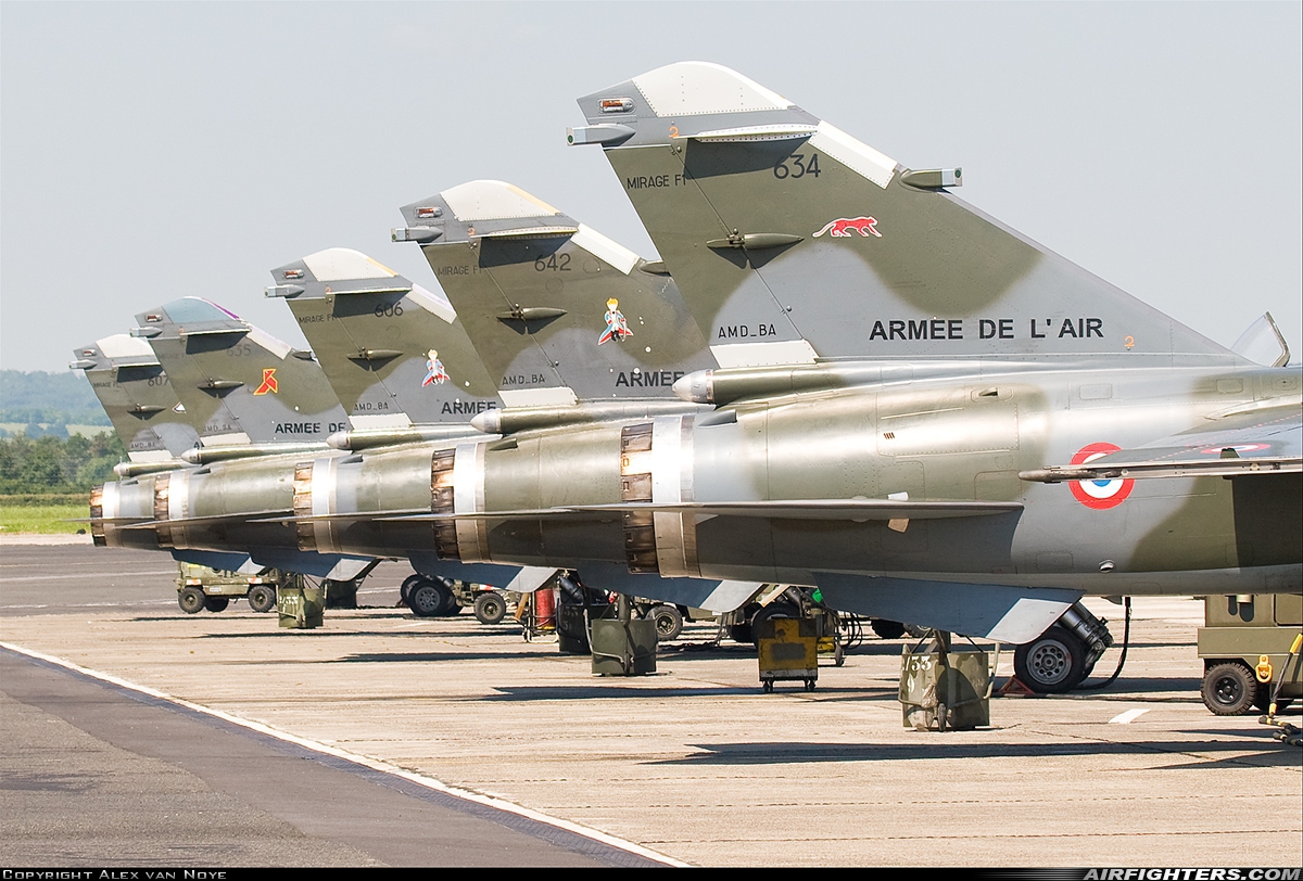 France - Air Force Dassault Mirage F1CR 634 at Reims - Champagne (RHE / LFSR), France