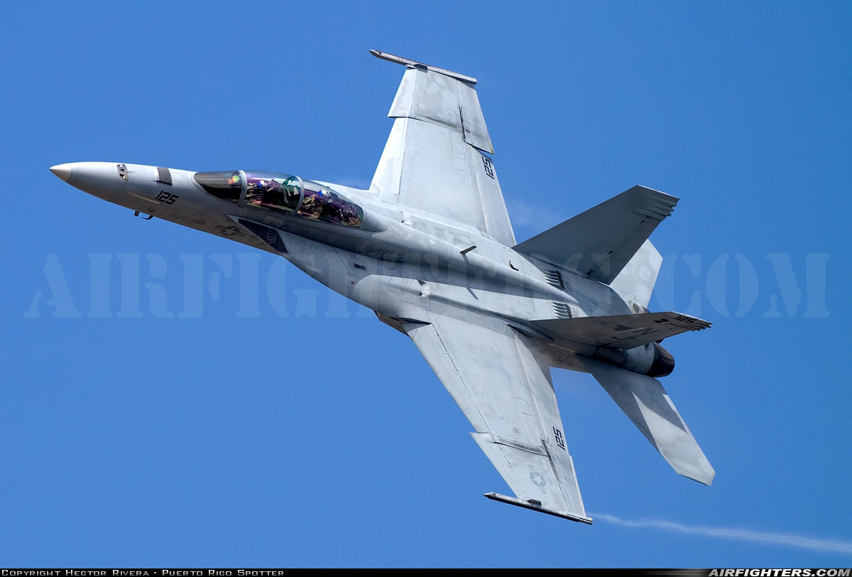 USA - Navy Boeing F/A-18F Super Hornet 166630 at Melbourne - Int. (MLB / KMLB), USA