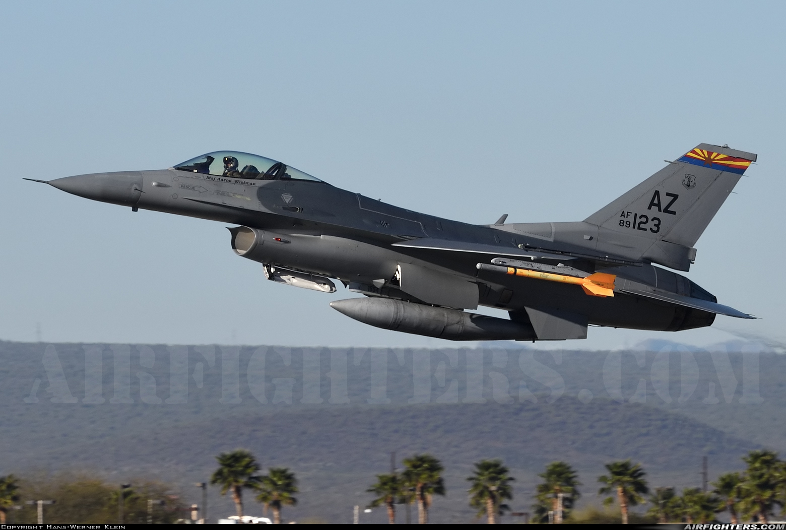 USA - Air Force General Dynamics F-16C Fighting Falcon 89-2123 at Tucson - Int. (TUS / KTUS), USA