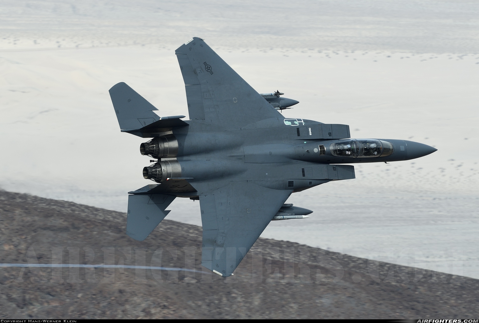 USA - Air Force McDonnell Douglas F-15E Strike Eagle 89-0490 at Off-Airport - Rainbow Canyon area, USA