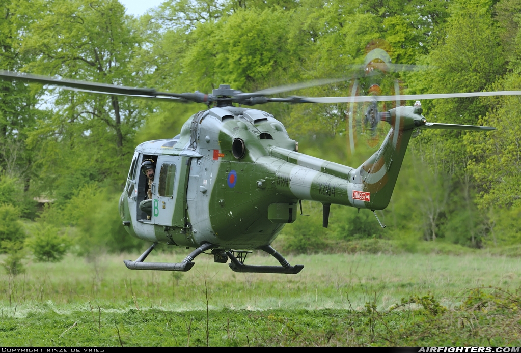 UK - Army Westland WG-13 Lynx AH7 XZ184 at Off-Airport - Salisbury Plain, UK