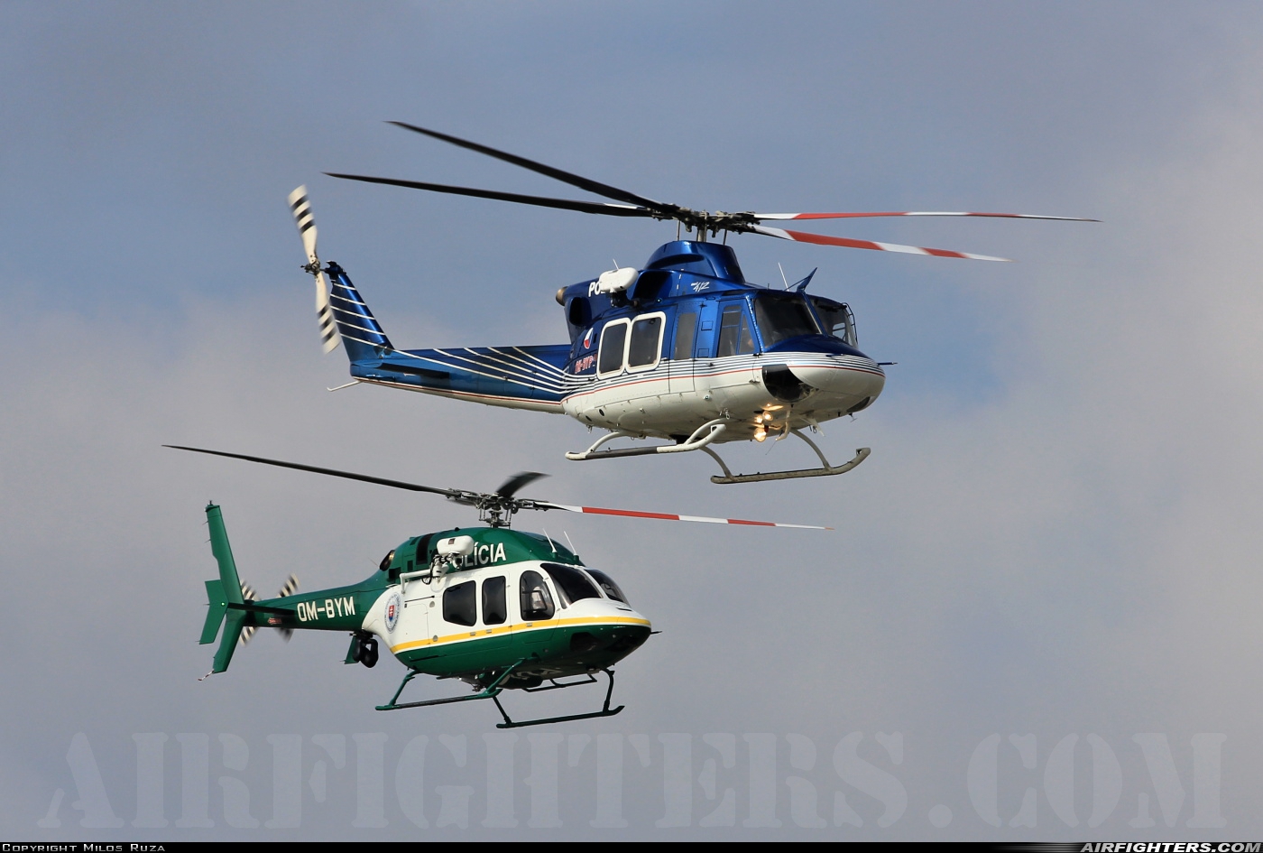 Czech Republic - Police Bell 412EP OK-BYP at Ostrava - Mosnov (OSR / LKMT), Czech Republic