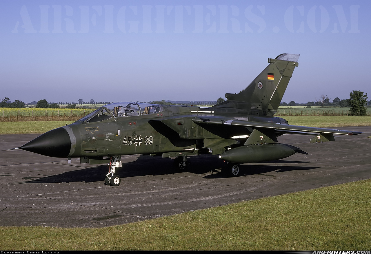 Germany - Air Force Panavia Tornado IDS(T) 45+99 at Cottesmore (Oakham) (OKH / EGXJ), UK