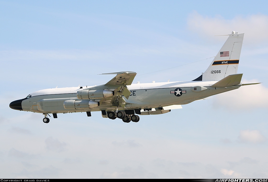 USA - Air Force Boeing NC-135W (717-158) 61-2666 at Mildenhall (MHZ / GXH / EGUN), UK