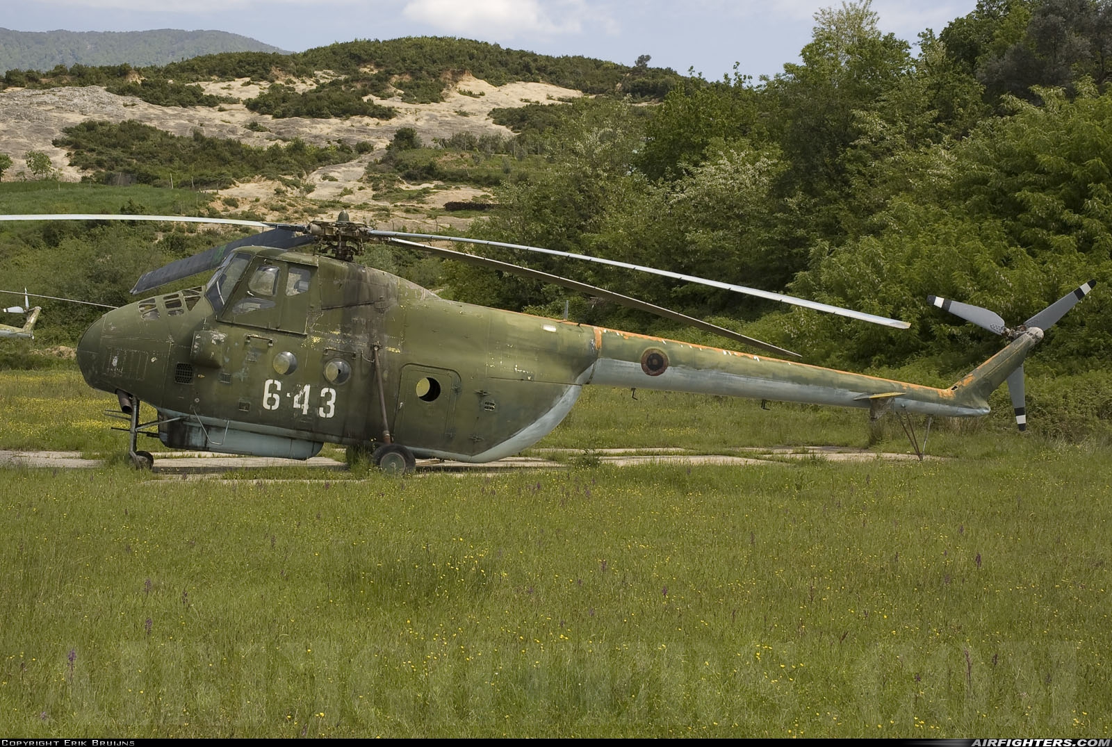 Albania - Air Force Harbin Z-5 6-43 at Farke, Albania