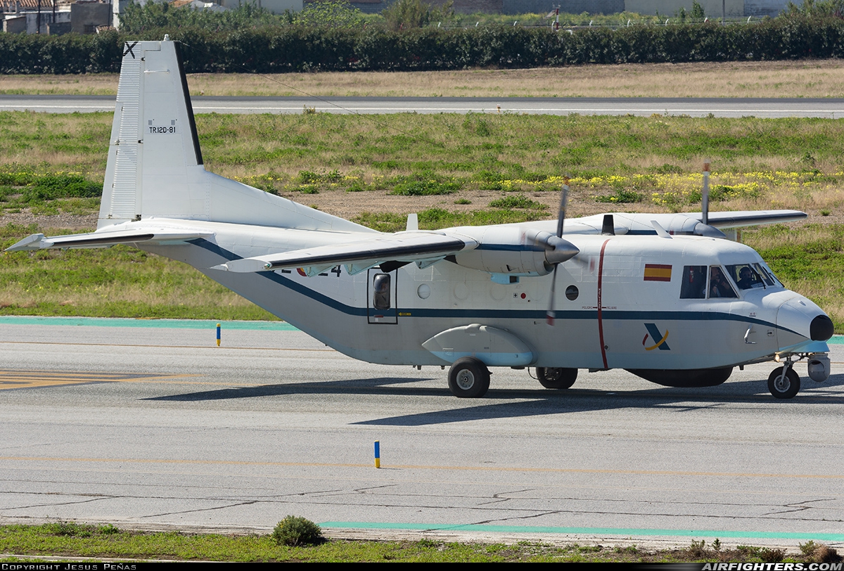 Spain - Air Force CASA SH89 Aviocar (C-212-200) TR.12D-81 at Malaga (AGP / LEMG), Spain