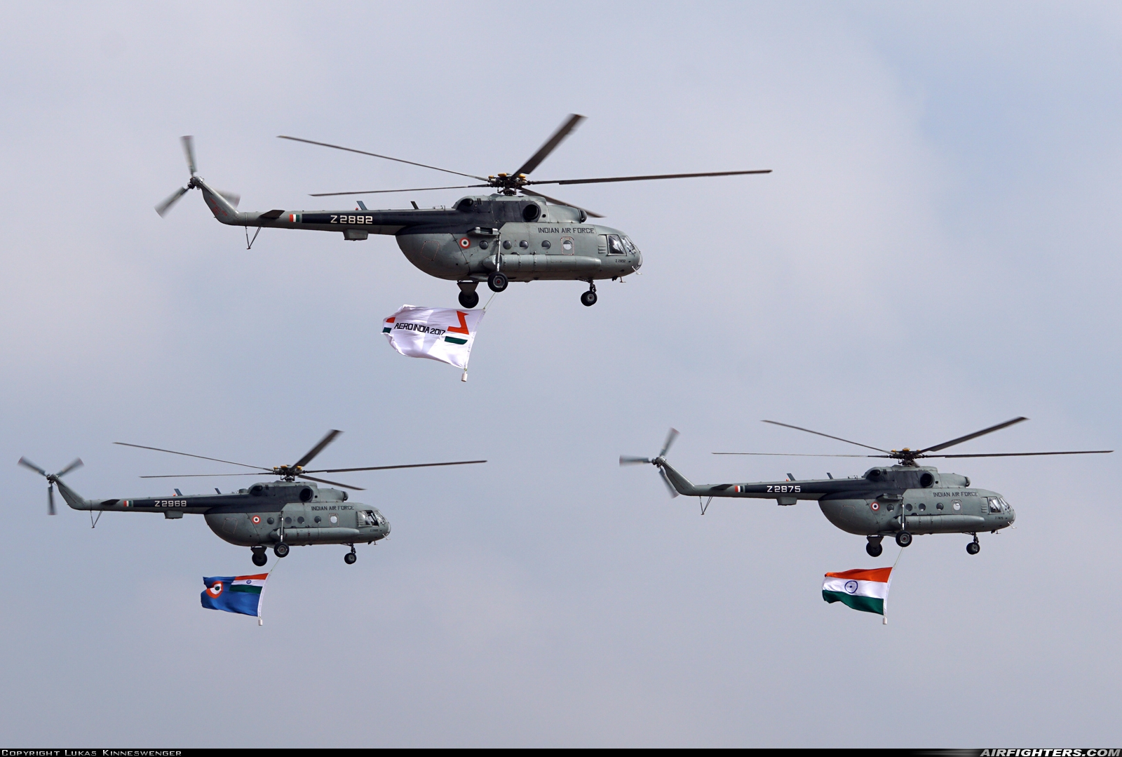 India - Air Force Mil Mi-8T Z2875 at Yelahanka (VOYK), India