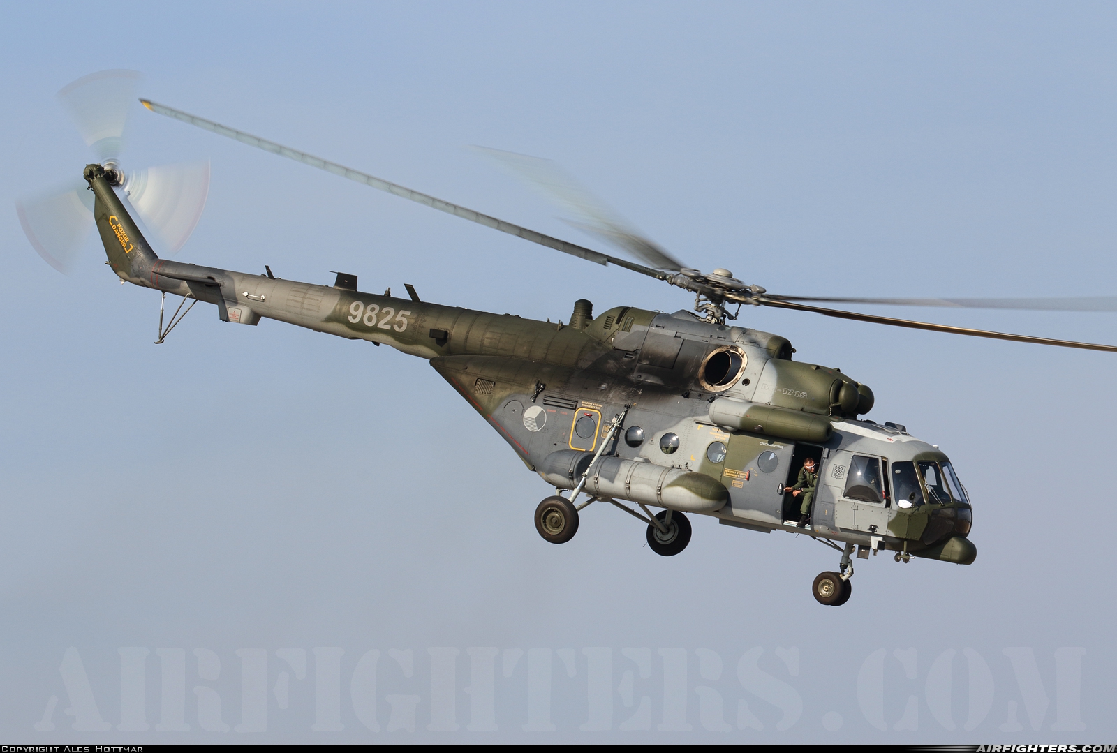 Czech Republic - Air Force Mil Mi-171ShM 9825 at Namest nad Oslavou (LKNA), Czech Republic