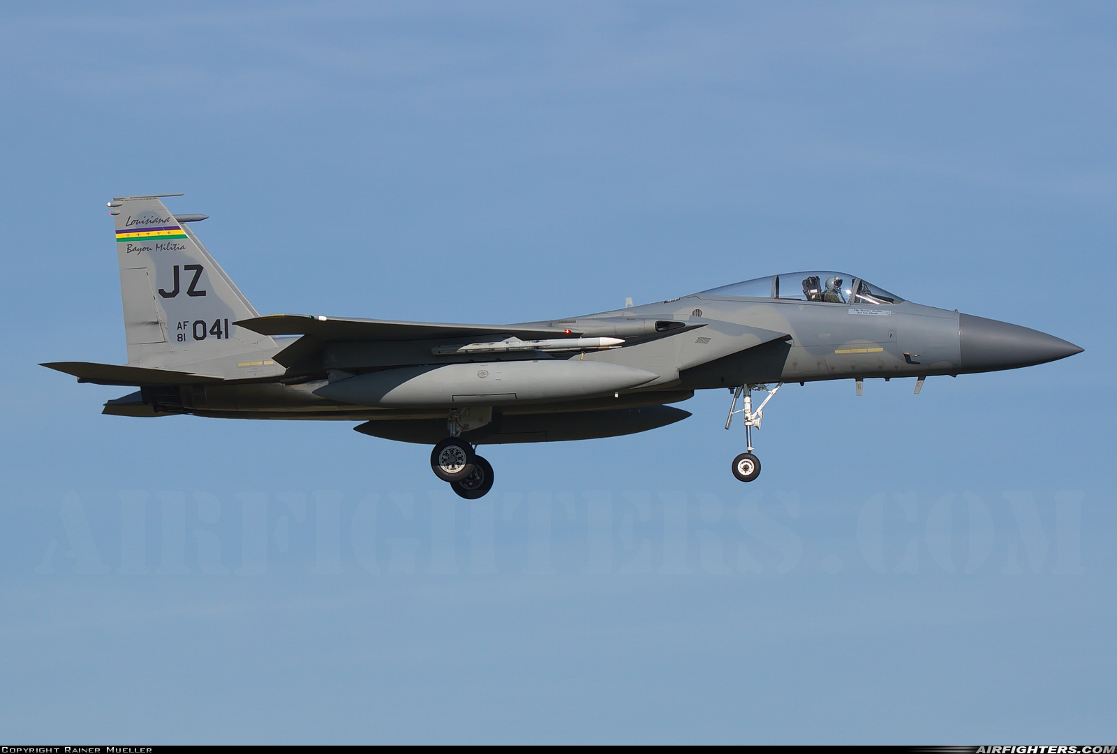 USA - Air Force McDonnell Douglas F-15C Eagle 81-0041 at In Flight - Refueling Track TRA3 and 6, Netherlands