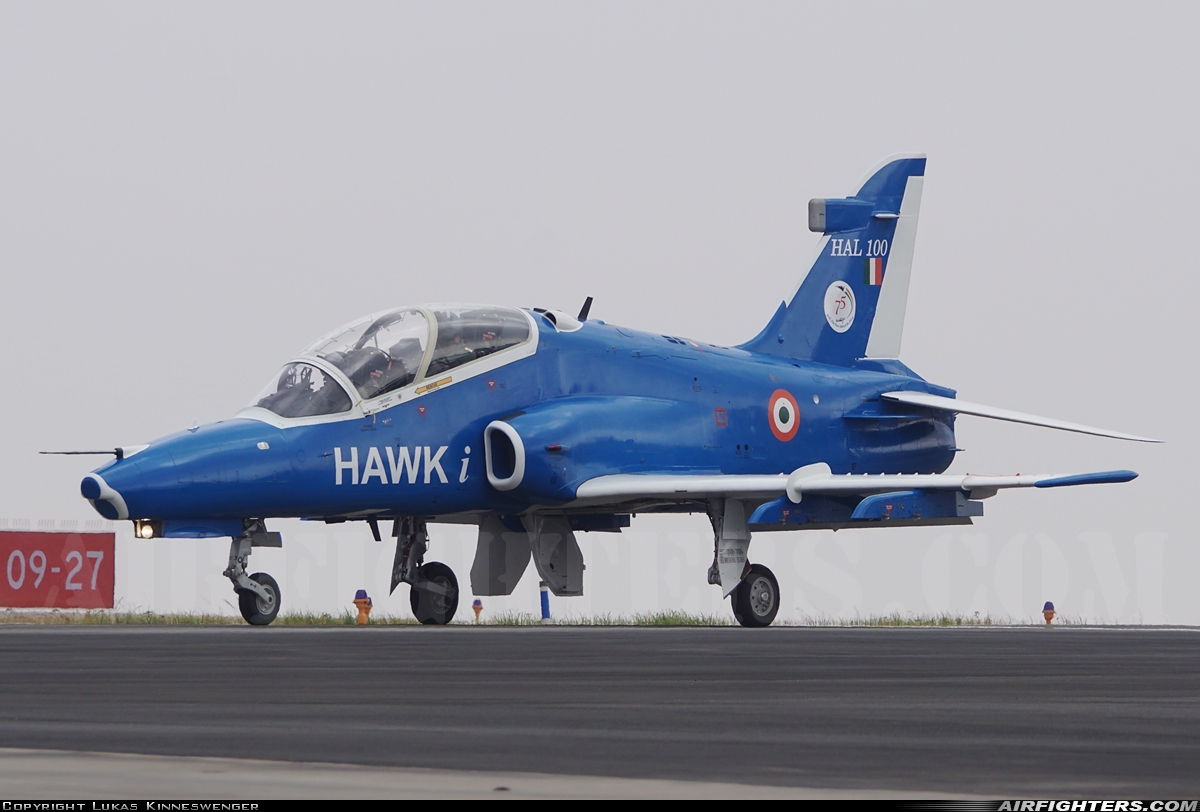 India - Air Force British Aerospace / HAL Hawk-i HAL100 at Yelahanka (VOYK), India