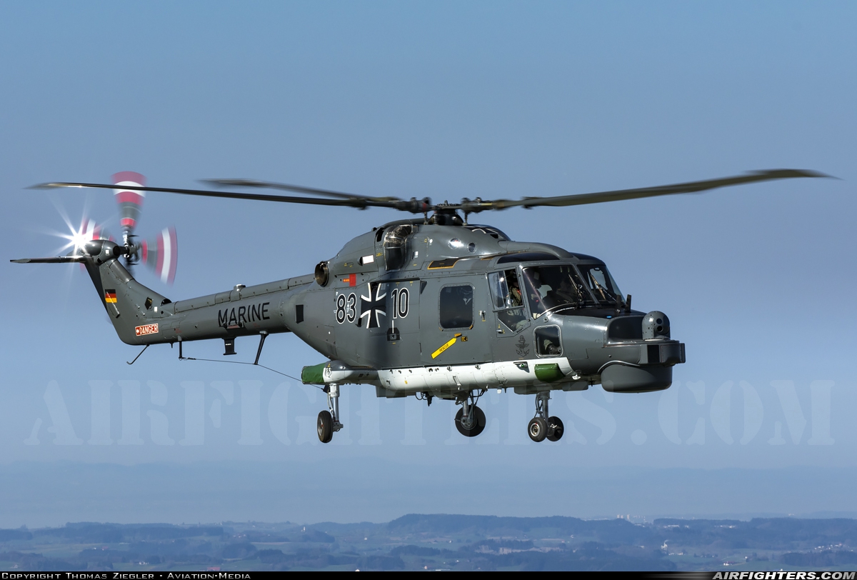 Germany - Navy Westland WG-13 Super Lynx Mk88A 83+10 at In Flight, Germany