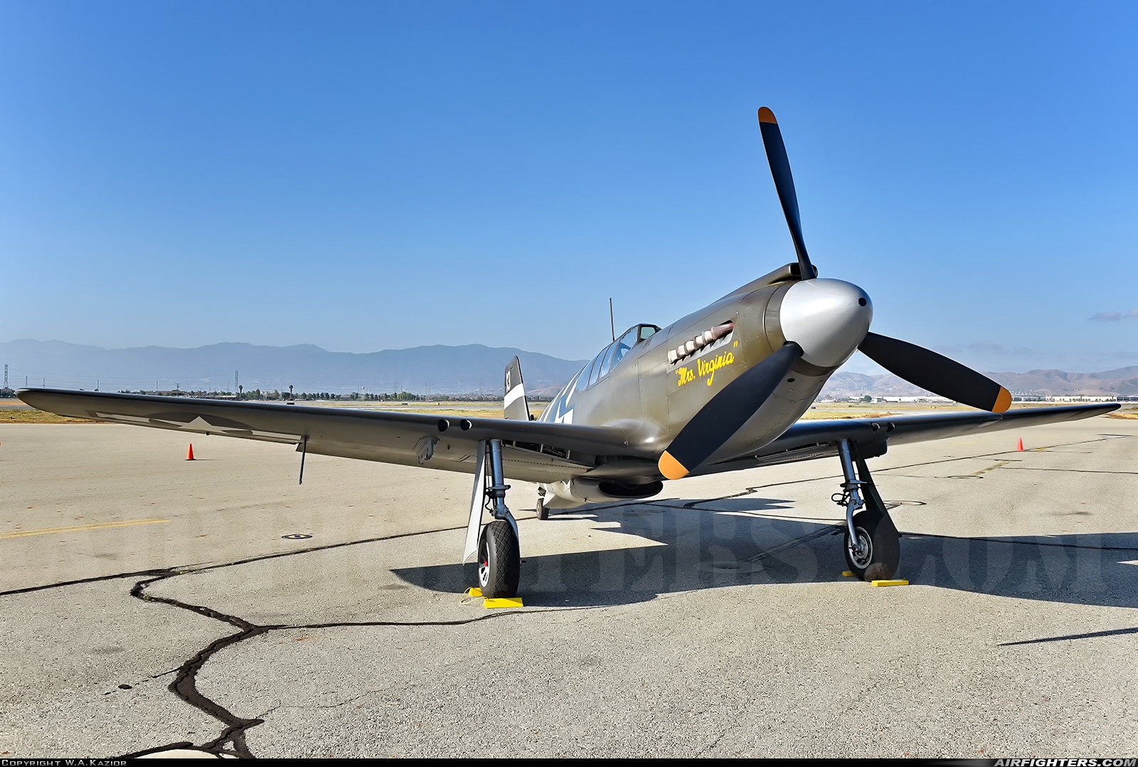 Private - Planes of Fame Air Museum North American P-51A Mustang N4235Y at Chino (CNO), USA