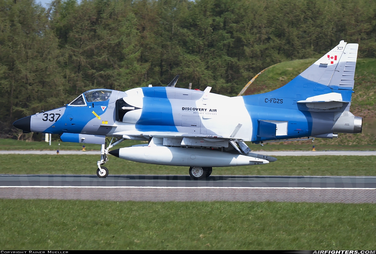 Company Owned - Discovery Air Defence Services Douglas A-4N Skyhawk C-FGZS at Wittmundhafen (Wittmund) (ETNT), Germany