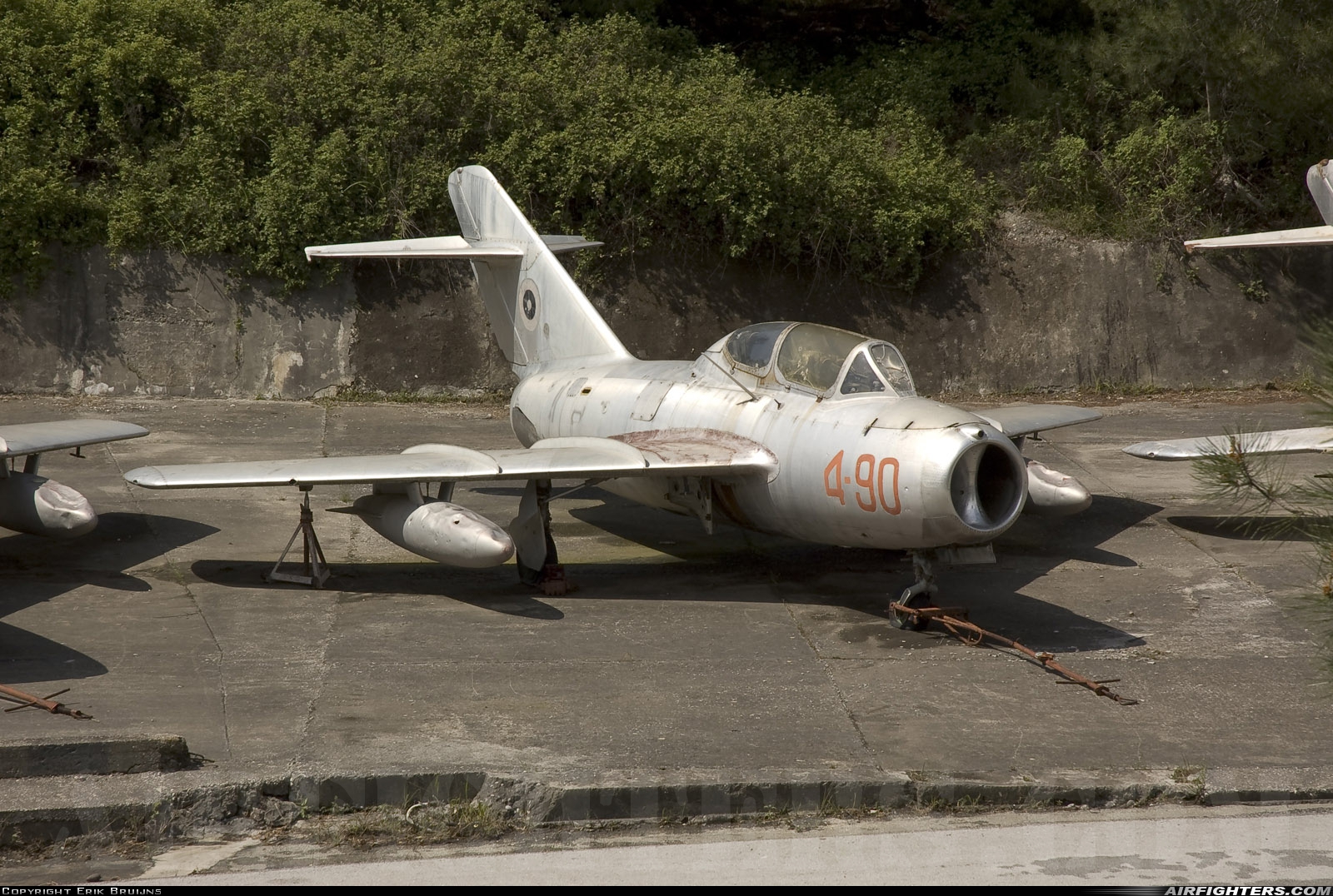 Albania - Air Force Mikoyan-Gurevich MiG-15UTI 4-90 at Kucove, Albania