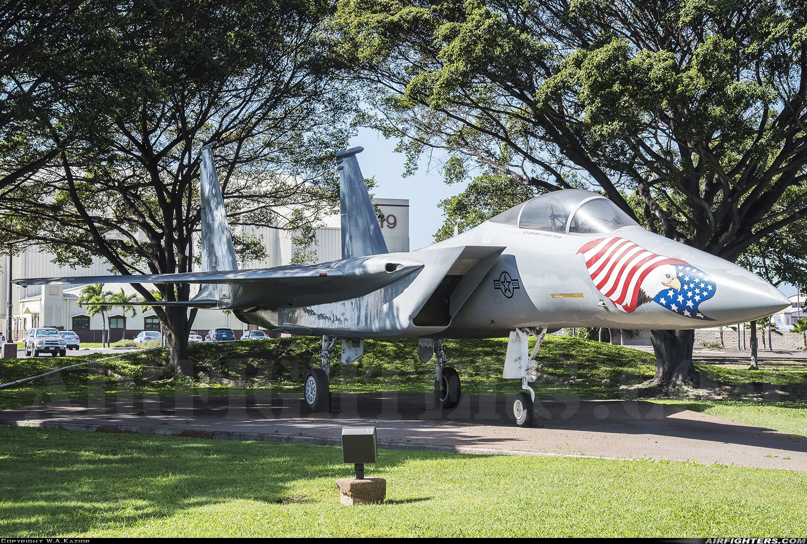 USA - Air Force McDonnell Douglas F-15A Eagle 76-0018 at Honolulu - Int. / Hickam AFB (HNL / HIK / PHNL / PHIK), USA