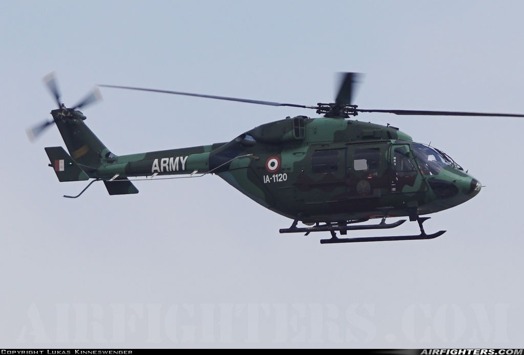 India - Army Hindustan Aeronautics Limited Dhruv Mk.1 IA1120 at Yelahanka (VOYK), India