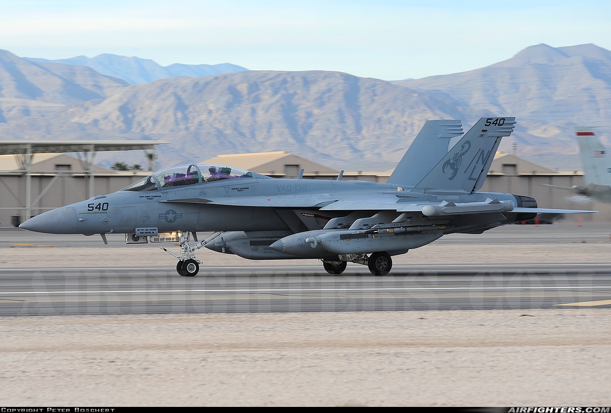 USA - Navy Boeing EA-18G Growler 166934 at Las Vegas - Nellis AFB (LSV / KLSV), USA