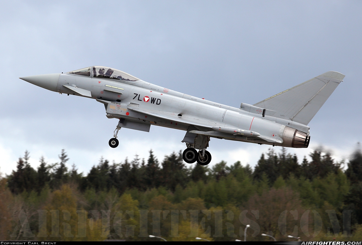 Austria - Air Force Eurofighter EF-2000 Typhoon S 7L-WD at Wittmundhafen (Wittmund) (ETNT), Germany