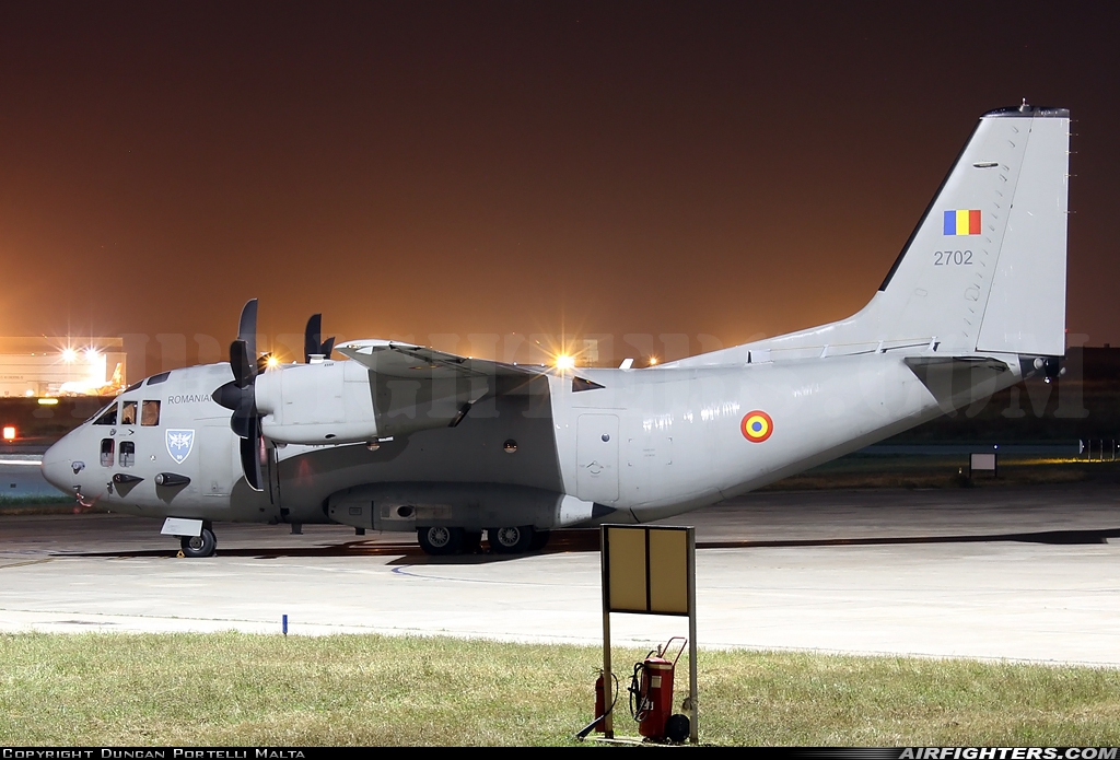 Romania - Air Force Alenia Aermacchi C-27J Spartan 2702 at Luqa - Malta International (MLA / LMML), Malta