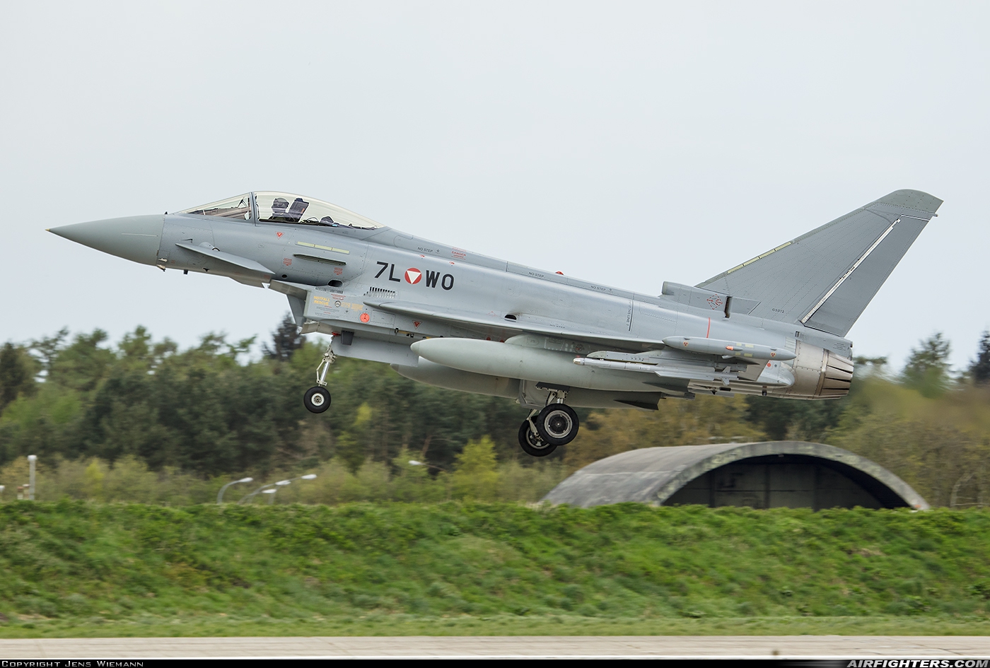 Austria - Air Force Eurofighter EF-2000 Typhoon S 7L-WO at Wittmundhafen (Wittmund) (ETNT), Germany