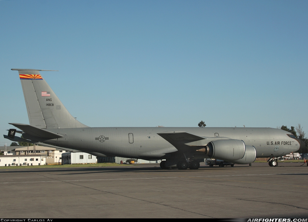 USA - Air Force Boeing KC-135R Stratotanker (717-148) 64-14831 at Santiago - Arturo Merino Benitez (Pudahuel) (SCL / SCEL), Chile