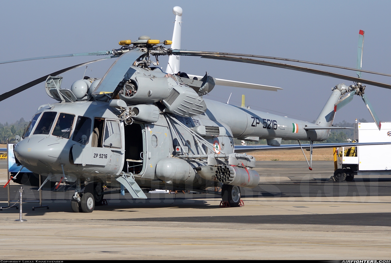 India - Air Force Mil Mi-17V-5 ZP5216 at Yelahanka (VOYK), India