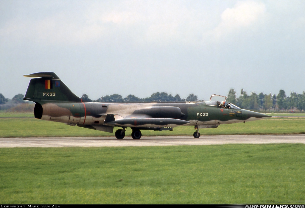 Belgium - Air Force Lockheed F-104G Starfighter FX22 at Uden - Volkel (UDE / EHVK), Netherlands