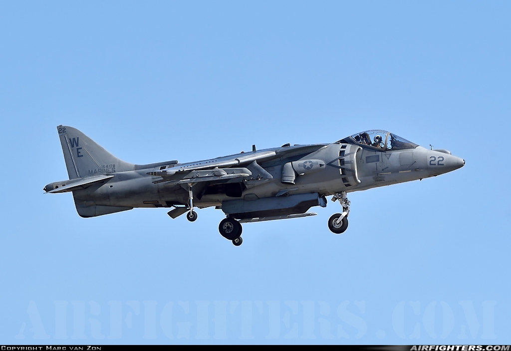 USA - Marines McDonnell Douglas AV-8B+ Harrier ll 164128 at Yuma - MCAS / Int. (NYL / KNYL), USA
